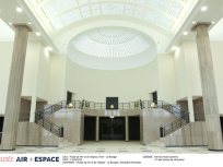 salle des huit colonnes du musée de l'air et de l'espace