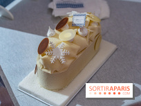 La Bûche de Noël poire et Anis d'Une Glace à Paris 2023