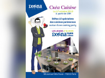 Les cours de cuisine gratuit d'Ixina Paris