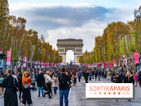 Les Champs-Elysées piétons le dimanche 7 janvier 2024