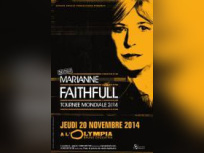 Marianne Faithfull en concert à l’Olympia de Paris en 2014 pour ses 50 ans de carrière 