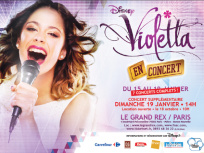 Violetta, la série à succès de Disney Channel, en concerts au Grand Rex en 2014 : nouvelle séance 