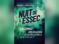 Nuit de l’ESSEC 2014 à Cergy avec Bakermat et Joris Delacroix