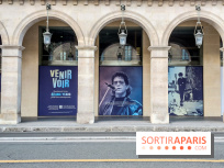 Paris : une installation de photos visible sur la future Fondation Cartier située près du Louvre