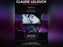 Claude Lelouch en musique : ciné-concert dans la Cour d’honneur des Invalides