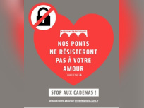 Ponts de Paris : des selfies pour chasser les cadenas 