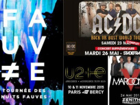Les concerts de 2015 à Paris 