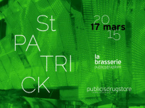 Saint Patrick 2015 au Publicis Drugstore