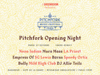 Pitchfork Music Festival Paris 2015 : Opening Night 