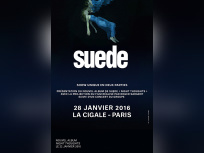 Suede en concert à La Cigale de Paris en 2016 