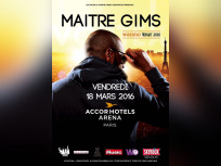 Maitre Gims en concert à l’AccorHotels Arena de Paris en 2016
