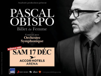 Pascal Obispo en concert à l’Arena Bercy de Paris en décembre 2016