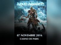 Amon Amarth en concert au Casino de Paris en novembre 2016