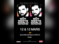 Drake en concerts à l'Arena Bercy de Paris en 2017
