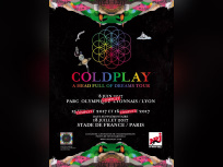 Coldplay en concerts au Stade de France en juillet 2017