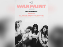 Warpaint en concert à L'Elysée Montmartre de Paris en mars 2017