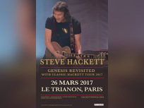 Steve Hackett en concert au Trianon de Paris en mars 2017