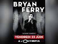 Bryan Ferry en concert à l'Olympia de Paris en juin 2017  