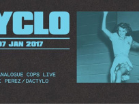 Cyclo au Rex Club avec The Analogue Cops live 