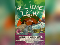 All Time Low en concert à L’Elysée Montmartre de Paris en avril 2017