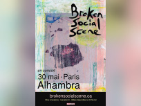 Broken Social Scene en concert à l’Alhambra de Paris en mai 2017