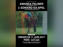 Amanda Palmer & Edward Ka-Spel en concert à La Cigale de Paris en juin 2017