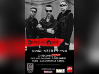 Depeche Mode en concerts à l'Arena Bercy de Paris en décembre 2017