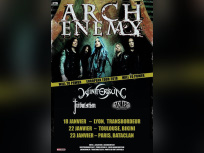 Arch Enemy en concert au Bataclan de Paris en janvier 2018 