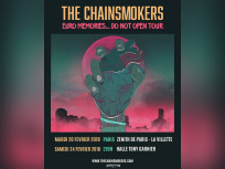 The Chainsmokers en concert au Zénith de Paris en février 2018