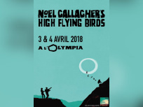 Noel Gallagher’s High Flying Birds en concert à l’Olympia de Paris en avril 2018