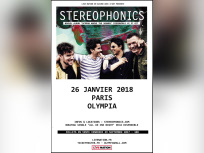 Stereophonics en concert à l'Olympia de Paris en janvier 2018