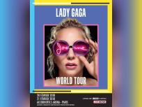 Lady Gaga en concerts à l'AccorHotels Arena Bercy de Paris en février 2018