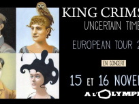 King Crimson en concert à l'Olympia de Paris en novembre 2018