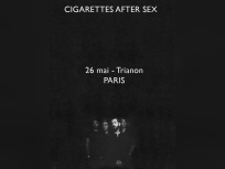 Cigarettes After Sex en concert au Trianon de Paris en mai 2018