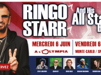 Ringo Starr en concert à l’Olympia de Paris en juin 2018