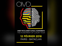Orchestral Manœuvres in the Dark en concert au Bataclan de Paris en février 2018