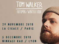Tom Walker en concert à La Cigale de Paris en novembre 2018