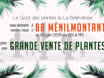 Grande Vente de Plantes dès 2€ au 88 Ménilmontant à Paris