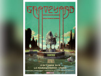 Graveyard en concert à La Maroquinerie de Paris en octobre 2018