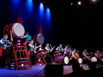 Les Tambours Sacrés Zuihô Taiko à la Maison de la Culture du Japon