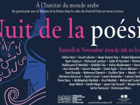 Nuit de la Poésie 2019 à l'Institut du Monde Arabe 