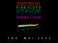 Roger Waters en concert à l'Accor Arena de Paris en mai 2023