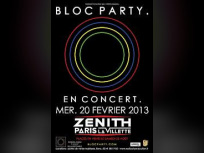 Bloc Party Zénnith de Paris 2013