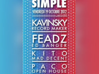 Soirée Blood Simple au Showcase avec Kavinsky, Feadz & Kito