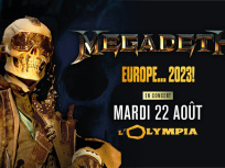 Megadeth concert Paris Olympia 2023