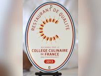 Le label "Restaurant de qualité" lancé par le Collège Culinaire de France 