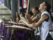 Kodo : spectacle de tambours japonais à la Salle Pleyel de Paris en mars 2022