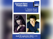 Nolwenn Leroy et Patrick Bruel en Concert Privé à la Maison de la Radio
