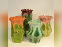 Fleurs de faïence, la belle expo céramique de la galerie Mougin