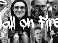 Street art : Wall on Fire aux docks de la Cité de la Mode